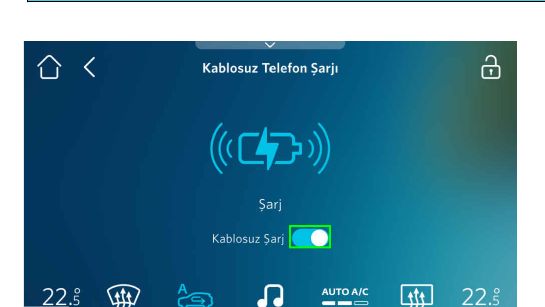 Kablosuz şarj ayarı